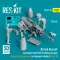 ResKit Models British Aircraft mechanics with SUU-23 20mm gun pod (open & close gun bay) on on transport trolley (scene 1) (3 pcs) (3D Printed) 1:32 (RSF32-0050)