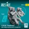ResKit Models F-105D Thunderchief pilot sitting in ejection seat for Trumpeter kit (1 pcs) (3D Printed) 1:32 (RSF32-0067)