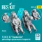 ResKit Models F-105F/G Thunderchief pilots sitting in ejection seat for Trumpeter kit (2 pcs) (3D Printed) 1:32 (RSF32-0068)