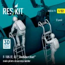 ResKit Models F-105 (F, G) Thunderchief male pilots on access ladder (2 pcs) (3D Printed) 1:32 (RSF32-0071)