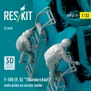 ResKit Models F-105 (F, G) Thunderchief male pilots on access ladder (2 pcs) (3D Printed) 1:32 (RSF32-0071)