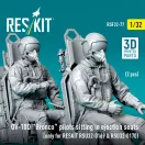 ResKit Models OV-10D Bronco pilots sitting in ejection seats (2 pcs) (only for RESKIT RSU32-0169 & RSU32-0170) (3D Printed) 1:32 (RSF32-0077)