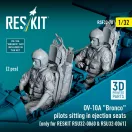 ResKit Models OV-10A Bronco pilots sitting in ejection seats (2 pcs) (only for RESKIT RSU32-0060 & RSU32-0061) (3D Printed) 1:32 (RSF32-0078)