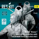 ResKit Models OV-10A Bronco pilots sitting in ejection seats (2 pcs) (only for RESKIT RSU32-0060 & RSU32-0061) (3D Printed) 1:32 (RSF32-0078)