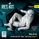 ResKit Models Male driver for A/S-32A-31A Mule Tow Tractor (scene 1) (1 pcs) (3D Printed) 1:32 (RSF32-0084)