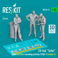   ResKit Models CH-54A Tarhe pilots Late in a standing position (1968 +) (scene 1) (3 pcs) (3D Printed) 1:35 (RSF35-0013)
