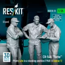 ResKit Models CH-54A Tarhe pilots Late in a standing position (1968 +) (scene 1) (3 pcs) (3D Printed) 1:35 (RSF35-0013)