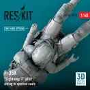 ResKit Models F-35 (A,B,C) Lightning II pilot sitting in late modification ejection seats (type 1) (3D Printed) 1:48 (RSF48-0012)