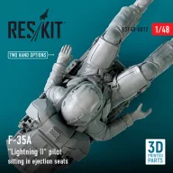   ResKit Models F-35 (A,B,C) Lightning II pilot sitting in late modification ejection seats (type 1) (3D Printed) 1:48 (RSF48-0012)