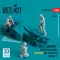 ResKit Models MJ-1 Jammer Driver & airmens (Vietnam) (MJ-1A,MJ-1B) (scene 1) (3 pcs) (3D Printed) 1:48 (RSF48-0032)