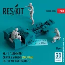 ResKit Models MJ-1 Jammer Driver & airmens (Gulf War) (MJ-1B, MJ-1B/C) (scene 1) (3 pcs) (3D Printed) 1:48 (RSF48-0034)