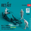 ResKit Models MJ-1 Jammer Driver & airmens (Gulf War) (MJ-1B, MJ-1B/C) (scene 2) (3 pcs) (3D Printed) 1:48 (RSF48-0035)