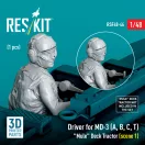 ResKit Models Driver for MD-3 (A, B, C, T) Mule Deck Tractor (scene 1) (1 pcs) (3D Printed) 1:48 (RSF48-0046)