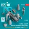 ResKit Models British Aircraft mechanics with SUU-23 20mm gun pod (open & close gun bay) on on transport trolley (scene 1) (3 pcs) (3D Printed) 1:48 (RSF48-0050)