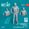 ResKit Models A-7 Corsair II male pilot (in a standing position - type 1) (1 pcs) (3D Printed) 1:48 (RSF48-0052)