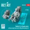 ResKit Models Rafale (C, M) male pilot sitting in ejection seat for Revell/Academy kit (1 pcs) (3D Printed) 1:48 (RSF48-0058)