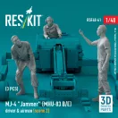 ResKit Models MJ-4 Jammer (MHU-83 B/E) driver & airmen (scene 2) (3 pcs) (3D Printed) (1/48 1:48 (RSF48-0061)