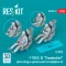 ResKit Models F-105 (F, G) Thunderchief pilots sitting in ejection seats for HobbyBoss kit (2 pcs) (3D Printed) 1:48 (RSF48-0071)