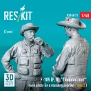 ResKit Models F-105 (F, G) Thunderchief male pilots (in a standing position - type 2) (2 pcs) (3D Printed) 1:48 (RSF48-0073)