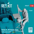 ResKit Models Rafale (C, M) female pilot (with access ladder - type 1) (1 pcs) (3D Printed) 1:48 (RSF48-0077)