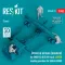 ResKit Models Driver & airmen (modern) (3 pcs) (MHU-83 D/E lift truck LOWER loading position for RSK48-0008) (3D Printed) 1:48 (RSF48-0091)