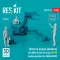 ResKit Models Driver & airmen (modern) (3 pcs) (MHU-83 D/E lift truck UPPER loading position for RSK48-0009) (3D Printed) 1:48 (RSF48-0092)