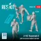 ResKit Models A-10C Thunderbolt II pilot on access ladder & airmen (3 pcs) (3D Printed) 1:48 (RSF48-0120)