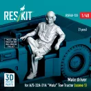 ResKit Models Male driver for A/S-32A-31A Mule Tow Tractor (scene 1) (1 pcs) (3D Printed) 1:48 (RSF48-0133)