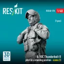 ResKit Models A-10C Thunderbolt II pilot (in a standing position - scene 2) (1 pcs) (3D Printed) 1:48 (RSF48-0170)