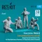 ResKit Models Green jersey (Modern) (Left position from the aircraft) (Catapult and Arresting Gear Crews, Air Wing Maintenance Personnel, Air Wing Quality Control Personnel) (4 pcs) (3D Printed) 1:72 (RSF72-0019)