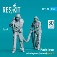   ResKit Models Purple jersey refueling team (modern) (scene 1) (2 pcs) (3D Printed) 1:72 (RSF72-0020)