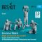 ResKit Models Green jersey (Modern) (Right position from the aircraft) Catapult and Arresting Gear Crews, Air Wing Maintenance Personnel, Air Wing Quality Control Personnel (4 pcs) (3D Printed) 1:72 (RSF72-0036)