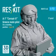   ResKit Models A-7 Corsair II Greece male pilot (in a standing position - type 3) (1 pcs) (3D Printed) 1:72 (RSF72-0045)