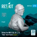 ResKit Models Driver for MD-3 (A, B, C, T) Mule Deck Tractor (scene 1) (1 pcs) (3D Printed) 1:72 (RSF72-0083)