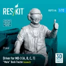 ResKit Models Driver for MD-3 (A, B, C, T) Mule Deck Tractor (scene 2) (1 pcs) (3D Printed) 1:72 (RSF72-0084)