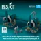 ResKit Models PBY-5 /OA-10A Catalina engine maintenance platform (2 pcs) with service crew (5 pcs) for Academy/Revell/Wolfpack kit (3D Printed) 1:72 (RSF72-0111)
