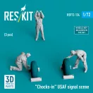 ResKit Models Chocks-in USAF signal scene (3 pcs) (3D Printed) 1:72 (RSF72-0134)