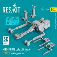   ResKit Models MHU-83 D/E Late lift truck LOWER loading position (3D Printed model kit) 1:32 (RSK32-0010)