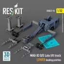 ResKit Models MHU-83 D/E Late lift truck LOWER loading position (3D Printed model kit) 1:32 (RSK32-0010)