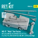 ResKit Models MD-3T Mule Tow Tractor (A-3, A-4, RA-5C, A-6, EA-6B, E-2C, A-7, C-2, F-4, F-8, F-14, F/A-18, OV-10, S-3B, UH-1, CH-53, Sea King) (3D Printed model kit) 1:32 (RSK32-0024)