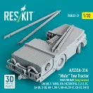 ResKit Models A/S32A-31A Mule Tow Tractor MSU-200 NAV (long version) (AV-8B, F-14B/D, F/A-18C/D/E/F/G, C-2, E-2?, EA-6B, S-3B, AH-1, UH-1, UH-60, CH-47, CH-53, SH-3) (3D Printed model kit) 1:32 (RSK32-0031)