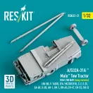 ResKit Models A/S32A-31A Mule Tow Tractor MSU-200 NAV (long version) (AV-8B, F-14B/D, F/A-18C/D/E/F/G, C-2, E-2?, EA-6B, S-3B, AH-1, UH-1, UH-60, CH-47, CH-53, SH-3) (3D Printed model kit) 1:32 (RSK32-0031)