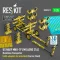 ResKit Models US NAVY MHU-191/M (AERO 21A) Munitions Transporter (with adapters for missiles) (Carrier Fleet) (3D Printed model kit) 1:35 (RSK35-0011)