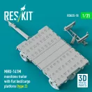 ResKit Models MHU-141M munitions trailer with flat bed/cargo platform (type 2) (3D Printed model kit) 1:35 (RSK35-0018)
