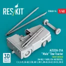 ResKit Models A/S32A-31A Mule Tow Tractor (short version) (AV-8B, F-14B/D, F/A-18C/D/E/F/G, C-2, E-2?, EA-6B, S-3B, AH-1, UH-1, UH-60, CH-47, CH-53, SH-3) (3D Printed model kit) 1:48 (RSK48-0016)