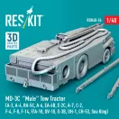 ResKit Models MD-3? Mule Tow Tractor (A-3, A-4, RA-5C, A-6, EA-6B, E-2C, A-7, C-2, F-4, F-8, F-14, F/A-18, OV-10, S-3B, UH-1, CH-53, Sea King) (3D Printed model kit) 1:48 (RSK48-0026)