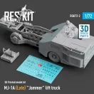 ResKit Models MJ-1A (Late) Jammer lift truck (3D Printed model kit) 1:72 (RSK72-0002)