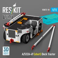   ResKit Models A/S32A-49 (short) Deck Tractor (3D Printed model kit) 1:72 (RSK72-0018)