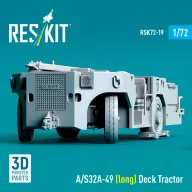   ResKit Models A/S32A-49 (long) Deck Tractor (3D Printed model kit) 1:72 (RSK72-0019)