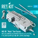 ResKit Models MD-3B Mule Tow Tractor (A-3, A-4, RA-5C, A-6, EA-6B, E-2C, A-7, C-2, F-4, F-8, F-14, F/A-18, OV-10, S-3B, UH-1, CH-53, Sea King) (3D Printed model kit) 1:72 (RSK72-0021)